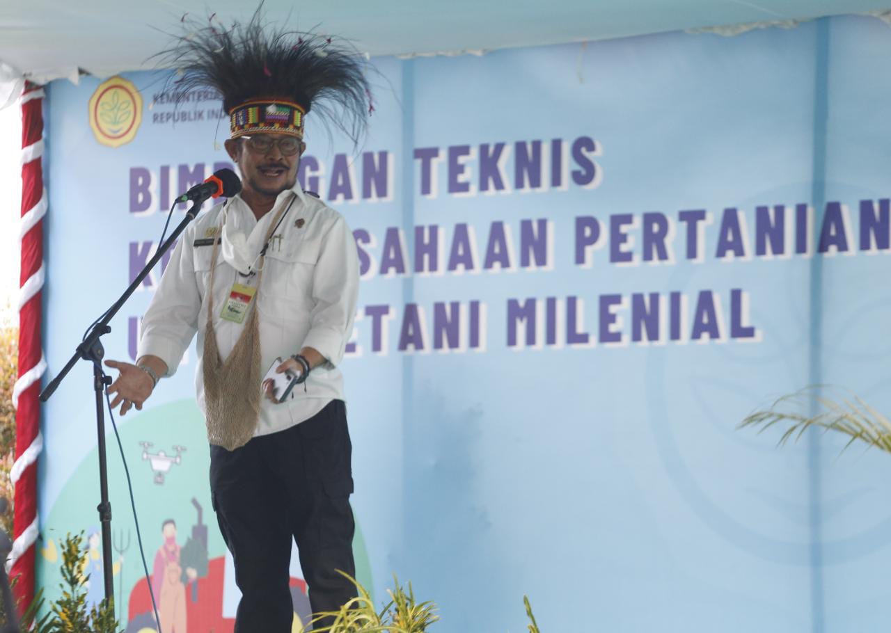 Dari Papua Mentan Syahrul Cetak SDM Pertanian Muda