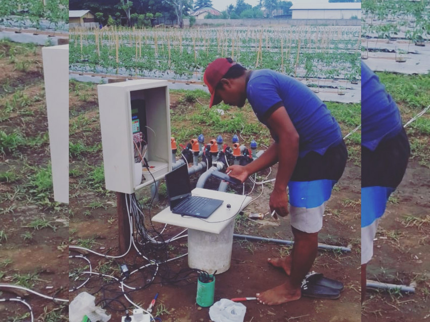 Terapkan Smart Farming Drip Irigation System, Petani Milenial Sikka Ubah Mindset Pemuda