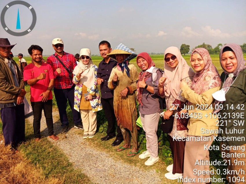 Kunjungan Kerja ke Kota Serang, Kementan Tampung Keluh Kesah Petani