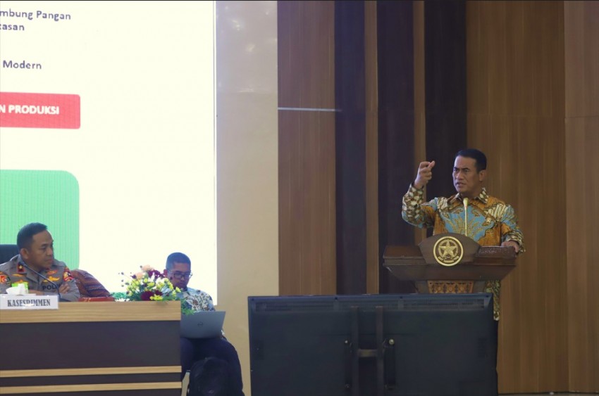 Dialog Kebangsaan Diklat Polri, Mentan Amran: Semua Turun Tangan Urus Pangan