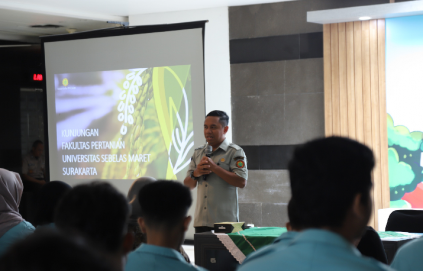 Terima Kunjungan Mahasiswa UNS, Kepala Biro Humas dan Informasi Publik Kementan Jelaskan Soal Swasembada Pangan