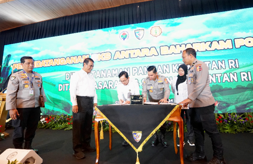 Dukung Kementan, Polri Siapkan Pilot Project Peningkatan Produksi Jagung Nasional